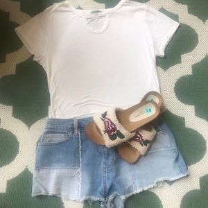 American eagle patchwork short 9